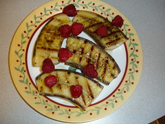 "grilled" bananas
