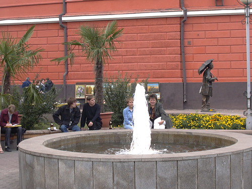 Krasnoyarsk is rich with Fountains ©  zhaffsky