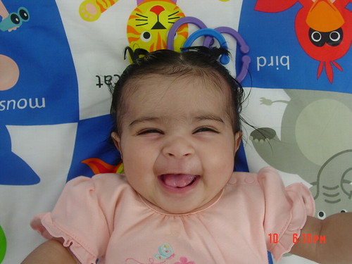 no teeth smile. smile with no teeth :). Happy Deetya.