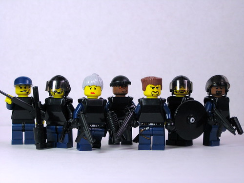 Lego SWAT team