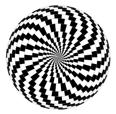 efecto bola circulos espirales