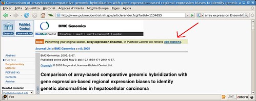 Pubmed Search suggestion