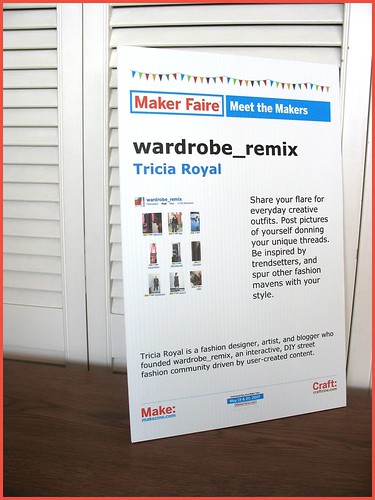 wardrobe_remix @ the maker faire