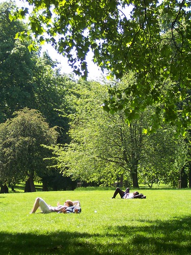 Relaxing in Green Park
