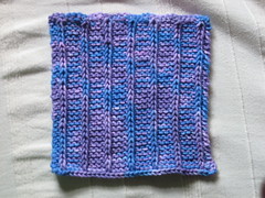From Purple to Blue Dishcloth