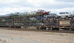 Railroad automobile carriers