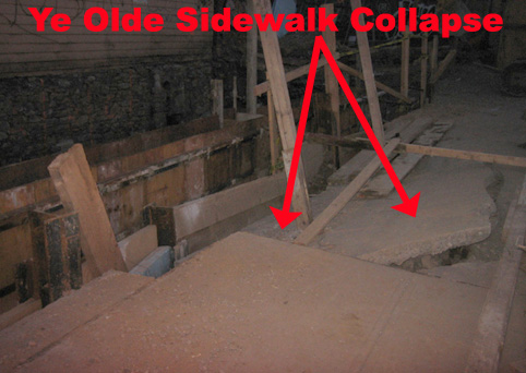Sidewalk Collapse