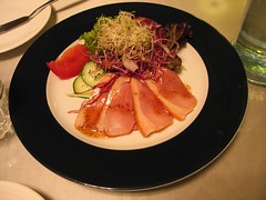 前菜－燻鴨胸肉沙拉