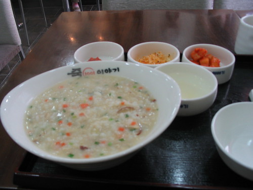 Juk - chicken and ginseng rice porridge