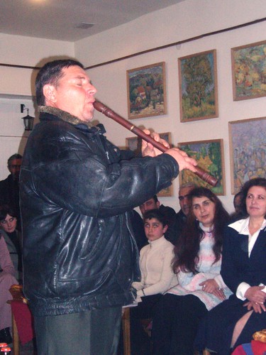Duduk (Armenian instrument) performance
