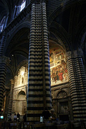 Duomo Interior with a stick that held Florence's standard