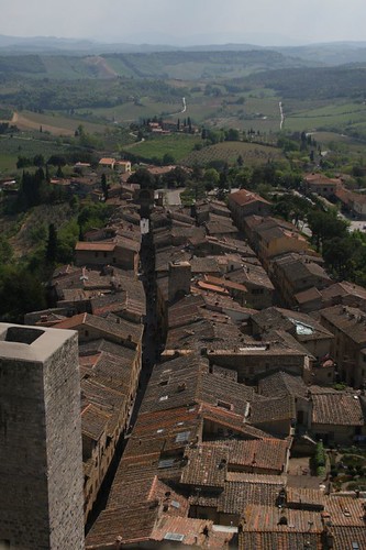 View of San Gimignano from the Torre Grossa