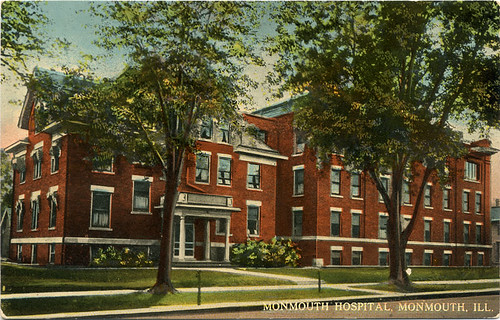Postcard: Monmouth Hospital