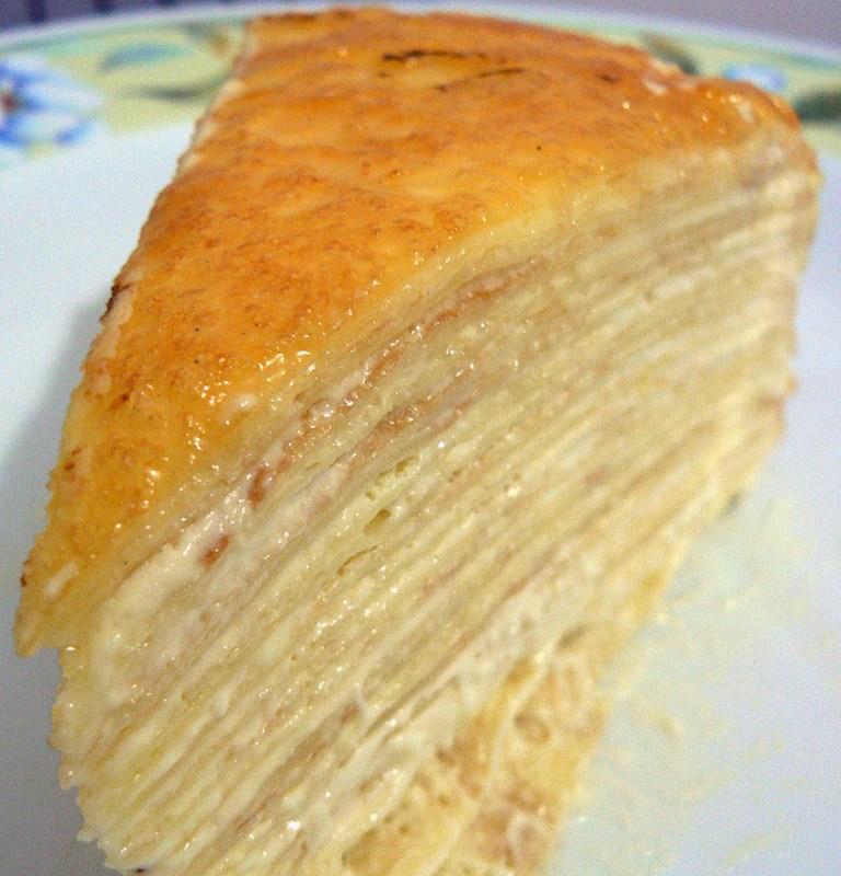 mille crepe cake from nadeje patisserie malacca