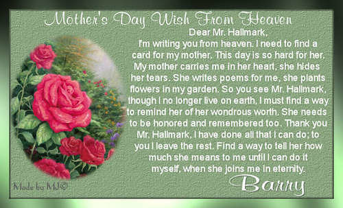 happy mothers day poems. Mother#39;s Day Gift