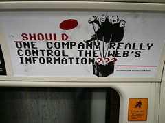 Ask.com anti-Google campaign on the London tube