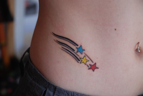 shooting star tattoos. Stars tattoo