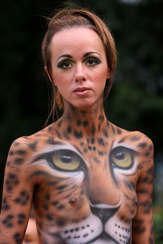 Tiger of Body Painting Gallery
