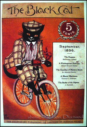 'the black cat' - vintage poster by Jane Diamond.