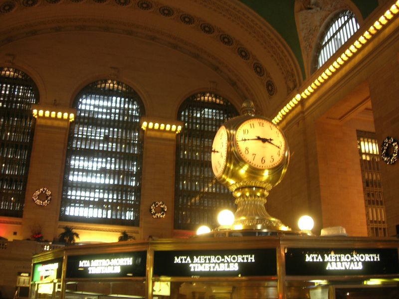 中央車站的大時鐘！
