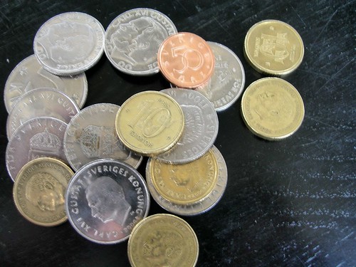Swedish coins money