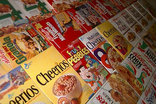 Another View of the Cereal Box Wall