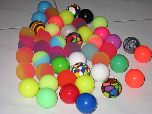 rubber balls