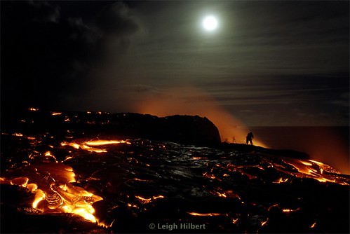 December 2012 End of the World. Pele_12 { Lava flowing into the sea with 