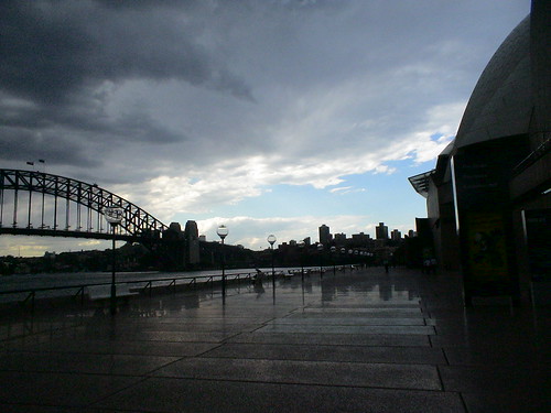 view of Harbour Bridge (from the Opera House)