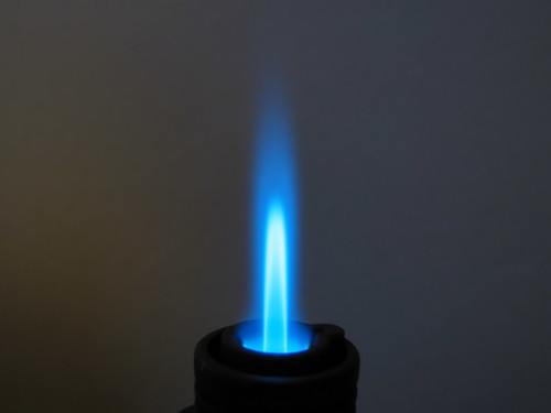 Naked Blue Flame