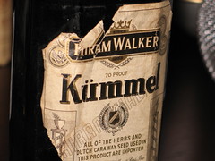 An ancient bottle of kümmel