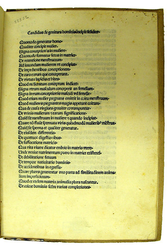 Manuscript inventory number in Decembrius, Petrus Candidus: De genitura hominis