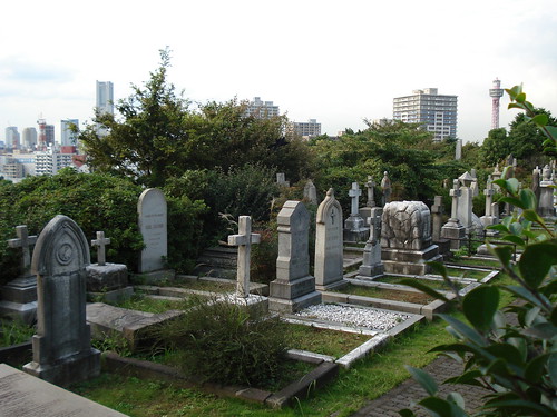 The Foreigners' Cemetery, Yamate Bluff, Yokohama, Japan by ilcavaliereinglese