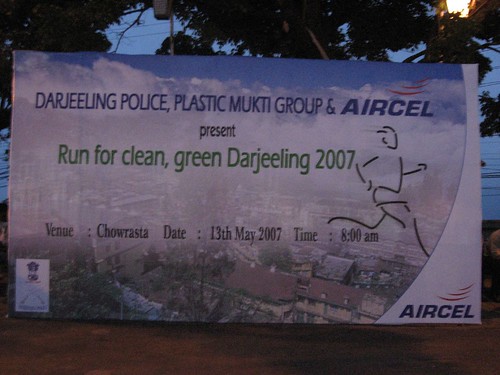 Run against plastics in Darjeeling