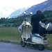Lambretta Air Horn . Alps, Italy. 1966