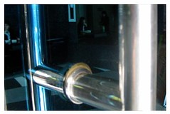The backdoor handles of Orient Square