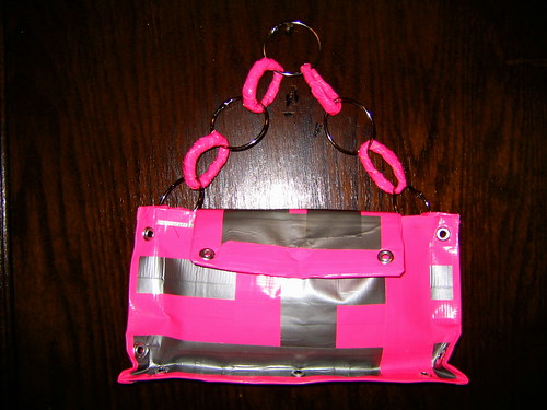 Clear Duct Tape Card Purse - DIY Craft Project Instructions