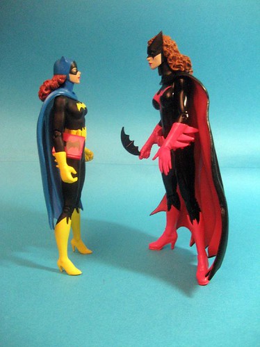 Batgirl and Batwoman