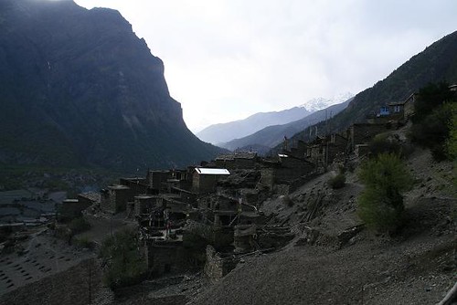 Le village d'Upper Pisang à 3 400 m