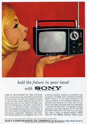 1960s Advertising - Magazine Ad - Sony (USA)