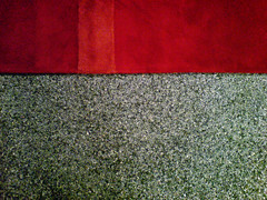Red rug on stone carpet - by atomicShed