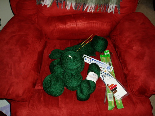 yarn & needles from Steph