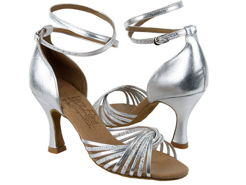 silver dance shoes