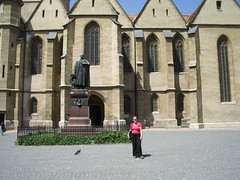 Piata Huet, outside Evangelical Cathedral