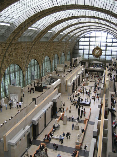 inside the musee d'orsay