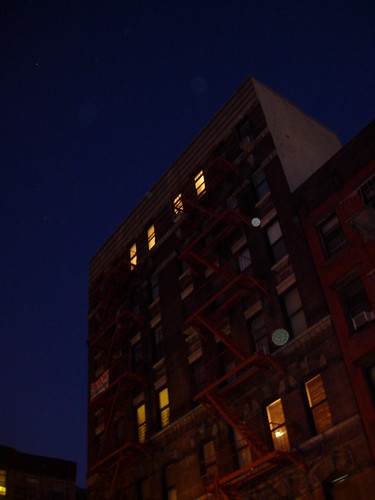A Building at Twilight