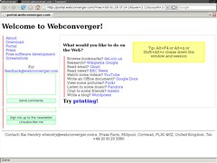 Flash-free and totally Free Software version of Webconverger