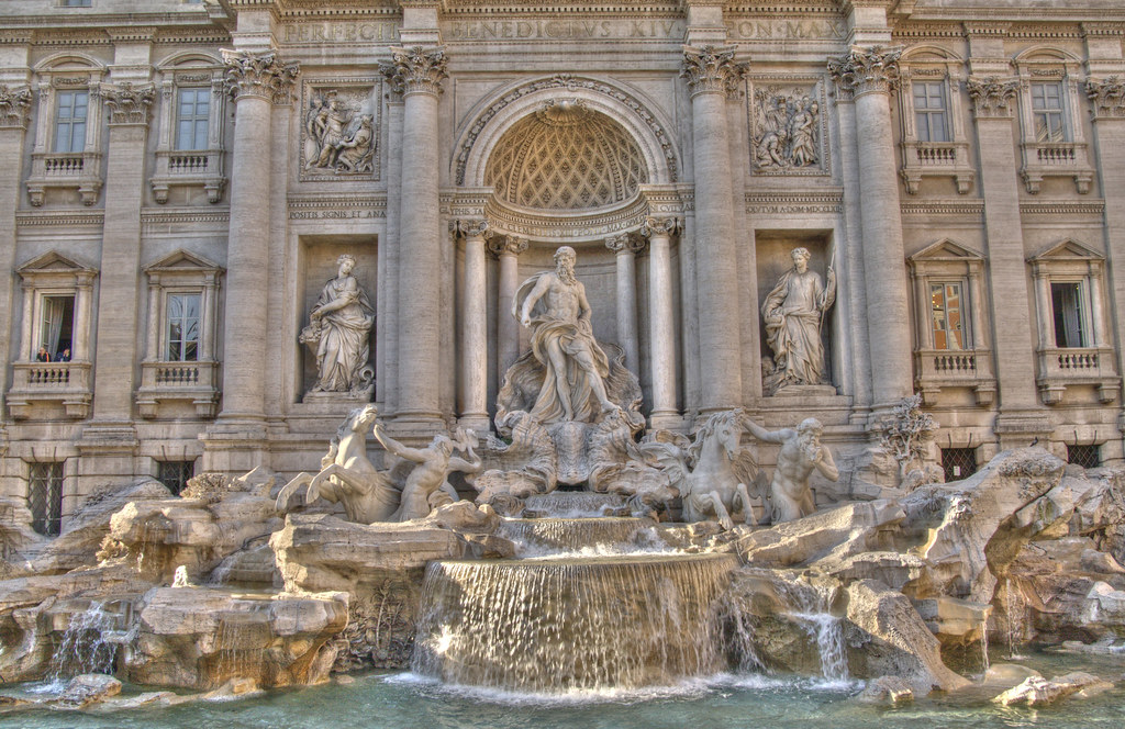 rome famous fountains