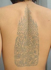 Temple tattoo