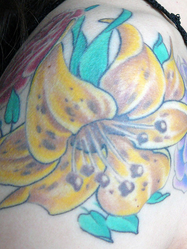 tiger lily tattoo. Tiger lily tattoo